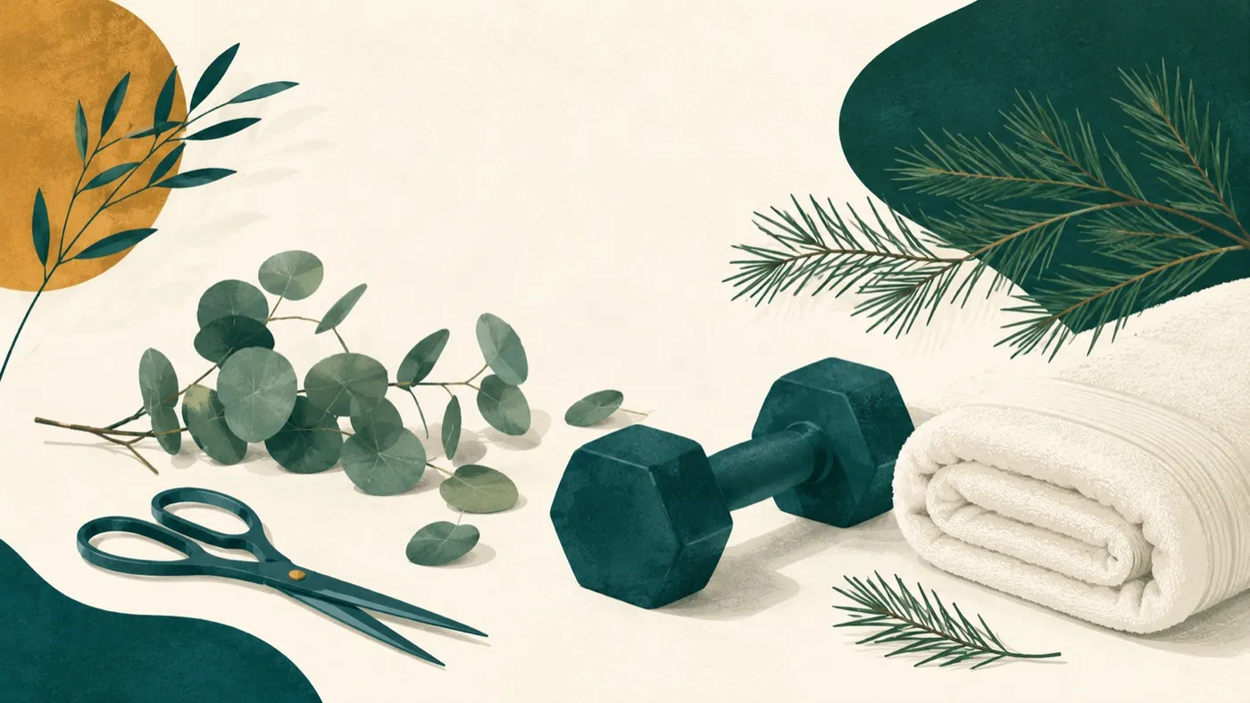 Illustration för hälsa, träning och skönhet i Rönninge