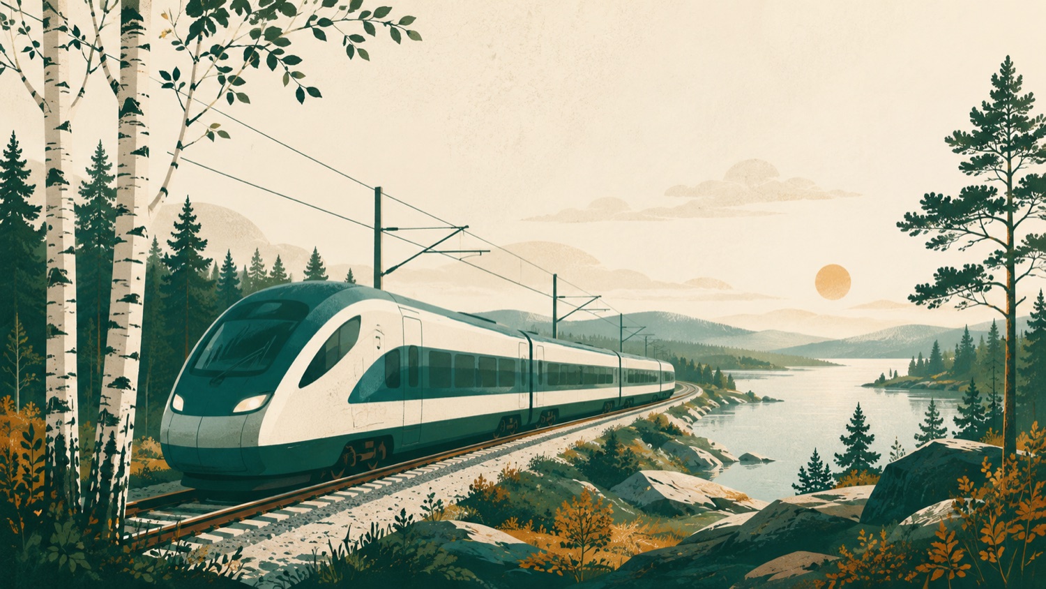 Illustration – pendla från Rönninge